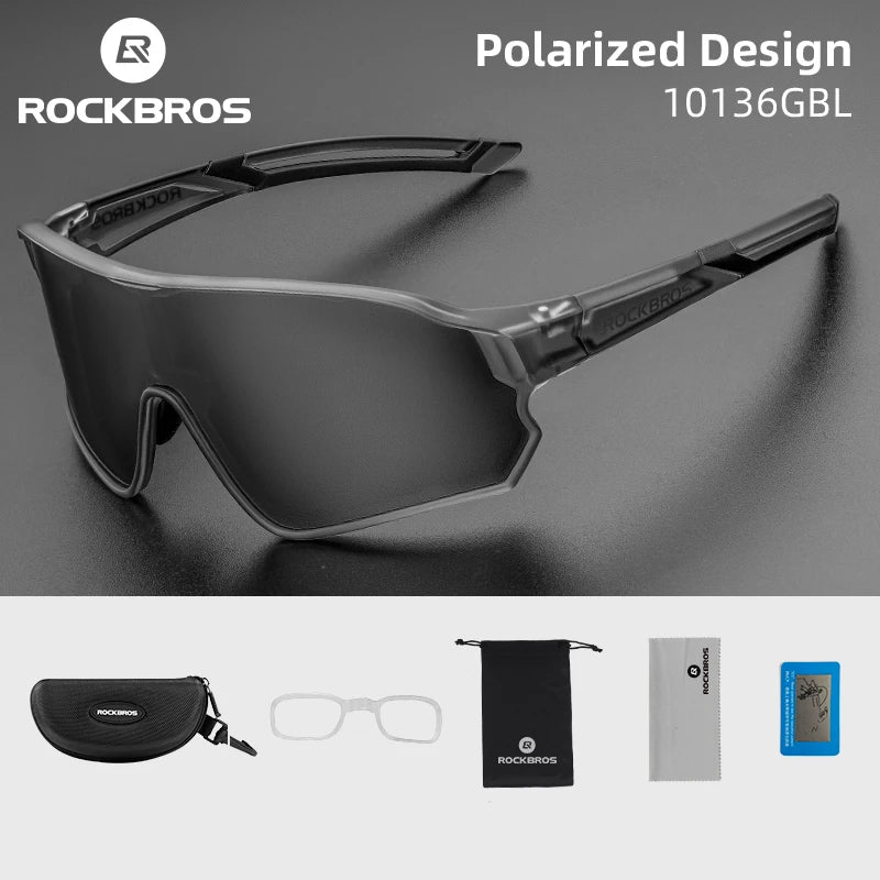 ROCKBROS Polarized UV400 Sports Sunglasses For Cycling