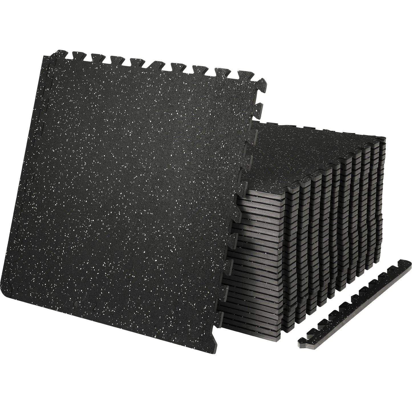 SucceBuy Interlocking Workout Mats Foam Rubber Gym Flooring