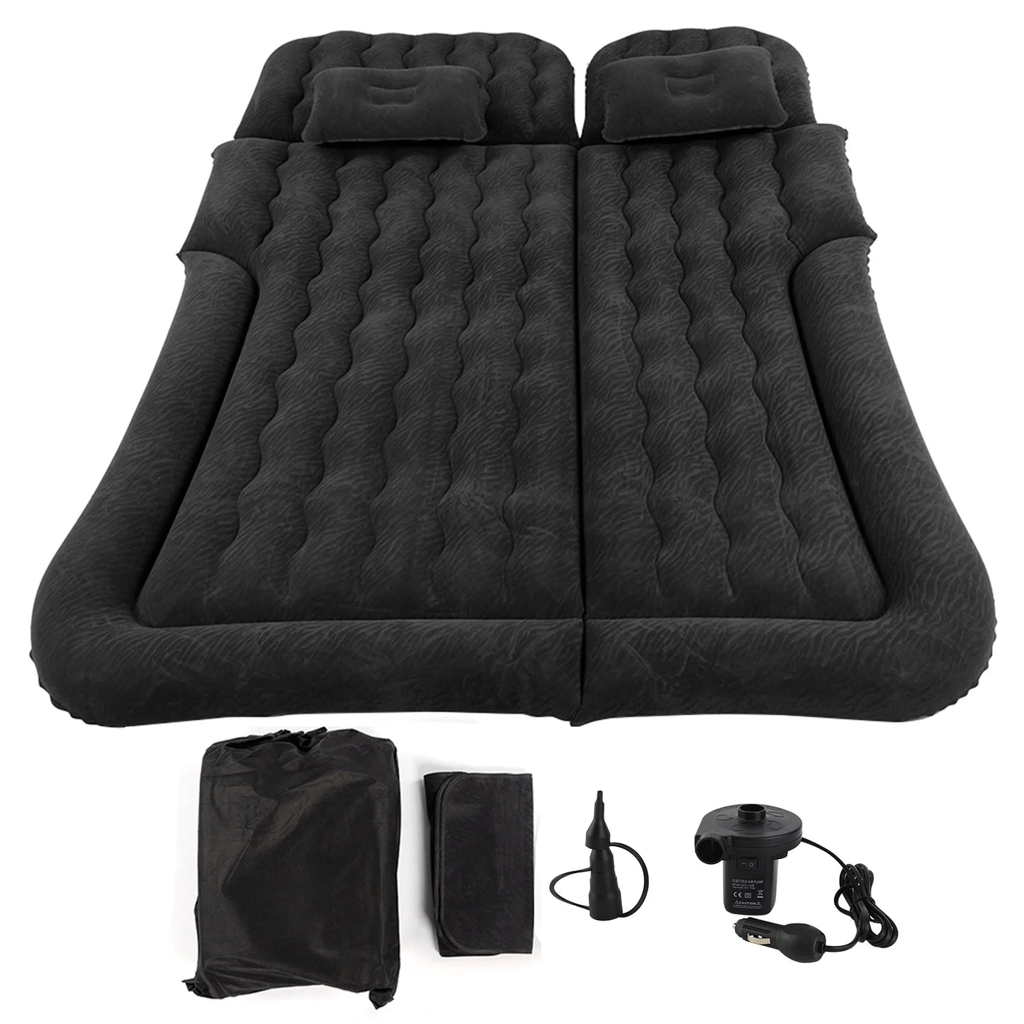 Decdeal 2 In 1 SUV Inflatable Car Mattress PVC Travel Bed