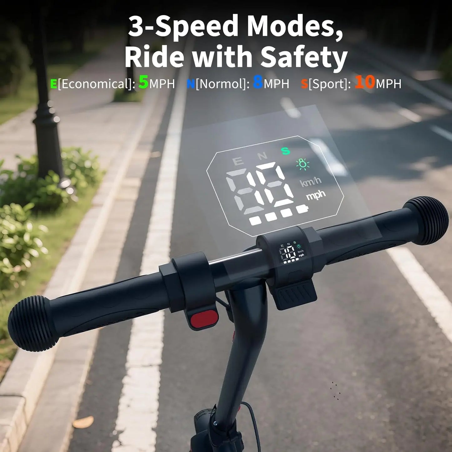 CAROMAC Electric Kids Scooter 150W Motor Adjustable Foldable