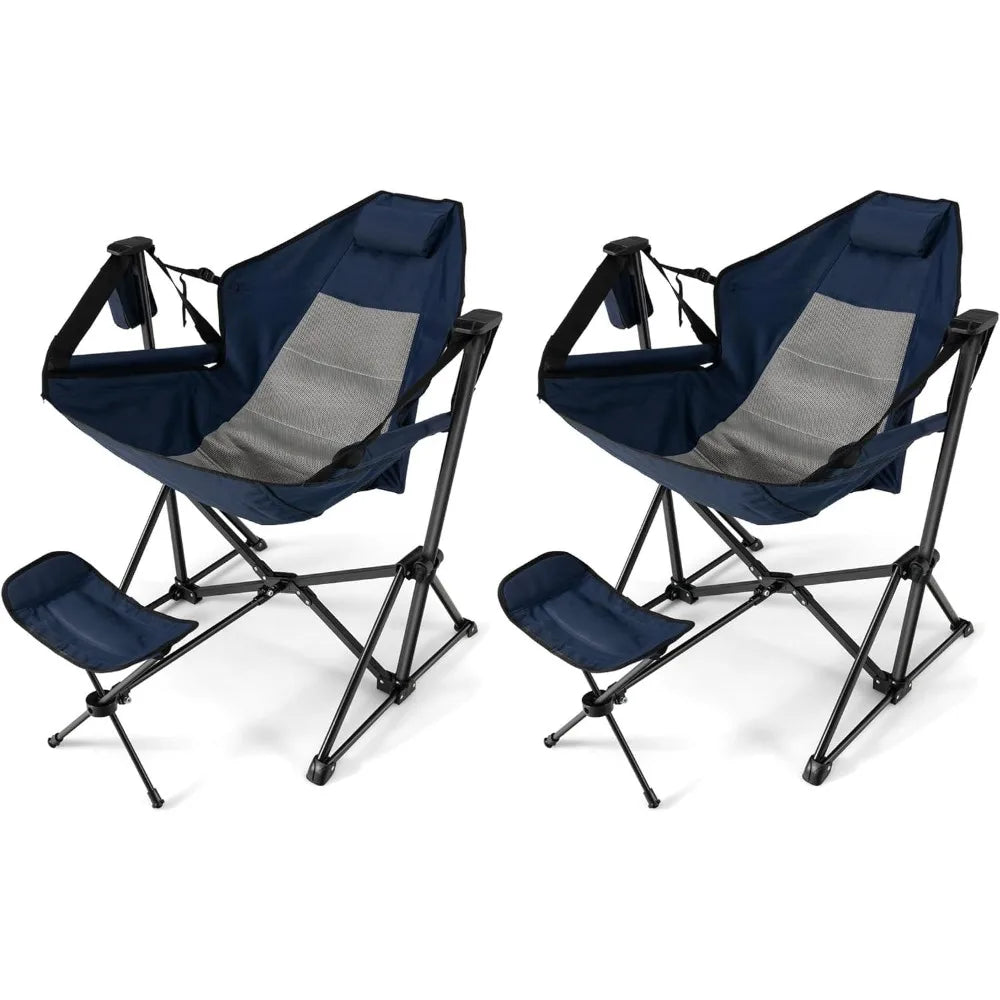 XMSJ Hammock Camping Chair 2 Pack Outdoor Folding Chair