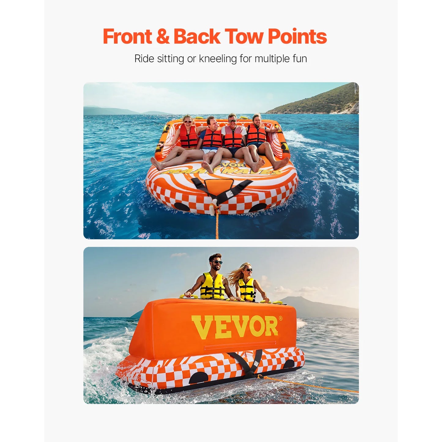 Outdoor Adventures Hub SucceBuy Towable Tube for Boating