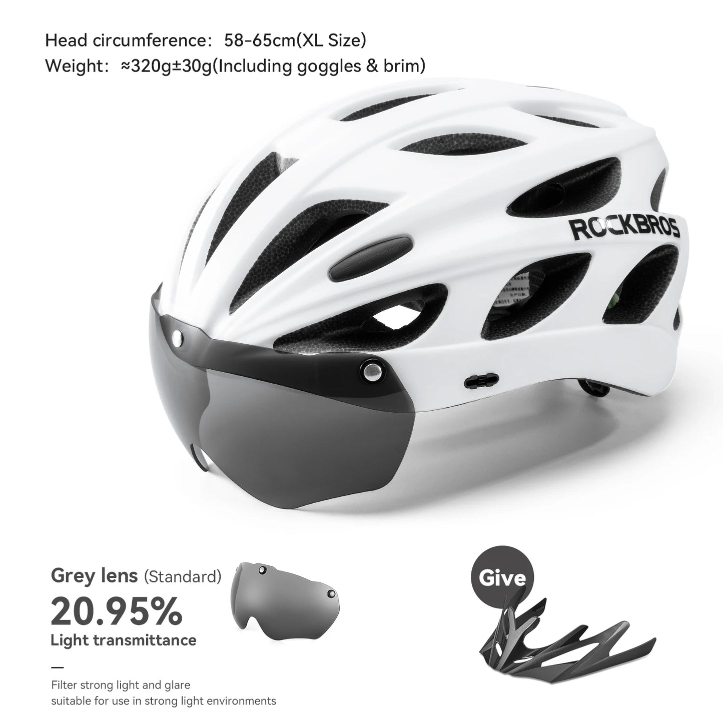 Rockbros Cycling Helmet Lightweight Head Protection