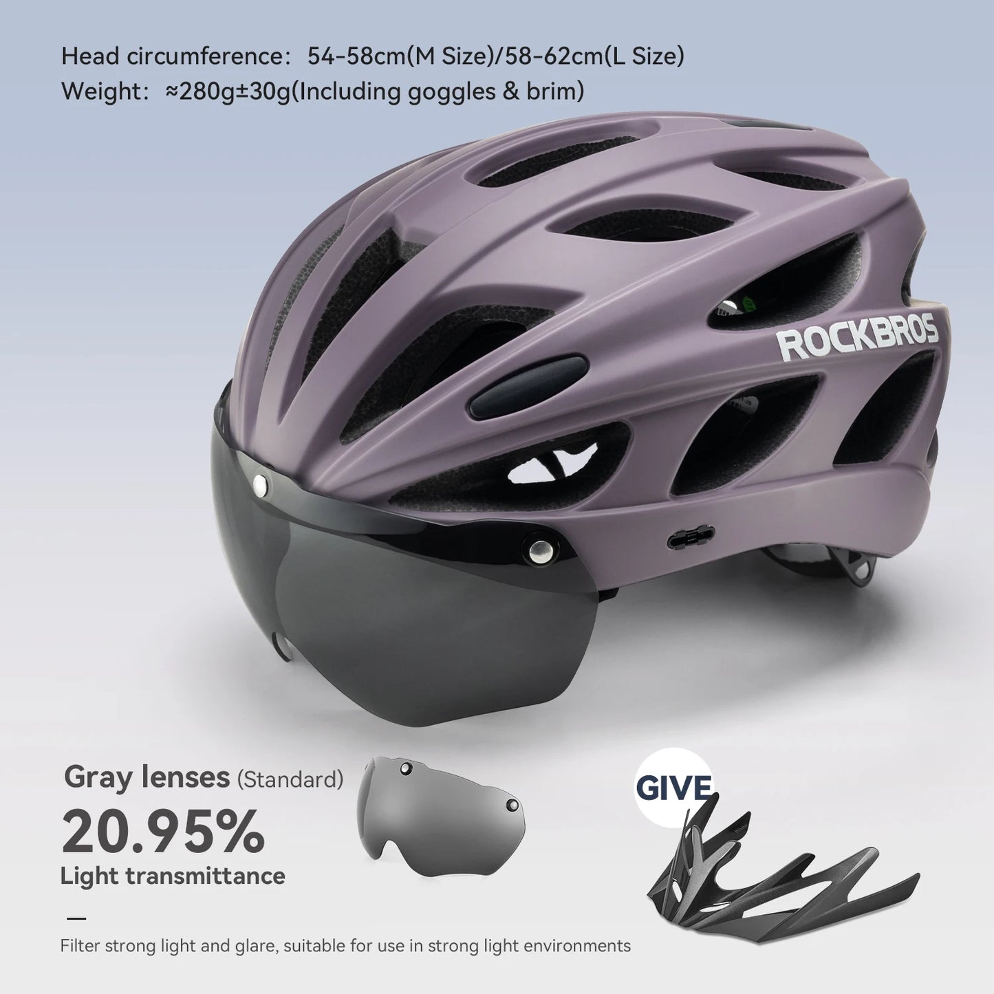 Rockbros Cycling Helmet Lightweight Head Protection