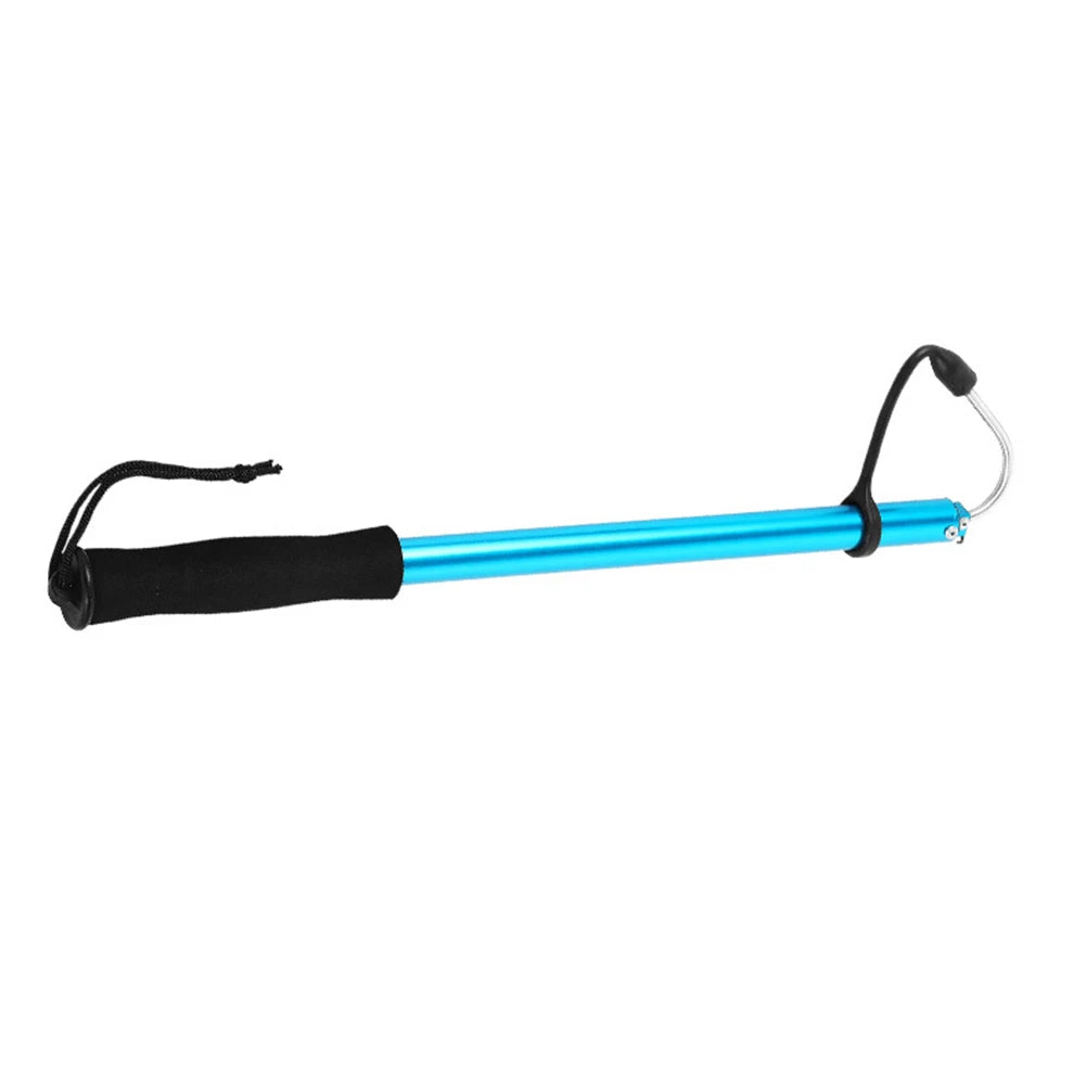 Telescopic Fish Gaff Retractable Fishing Gaff Hook with Soft EVA Nonslip Handle Fish Grippers for Saltwater Offshore Ice Tool