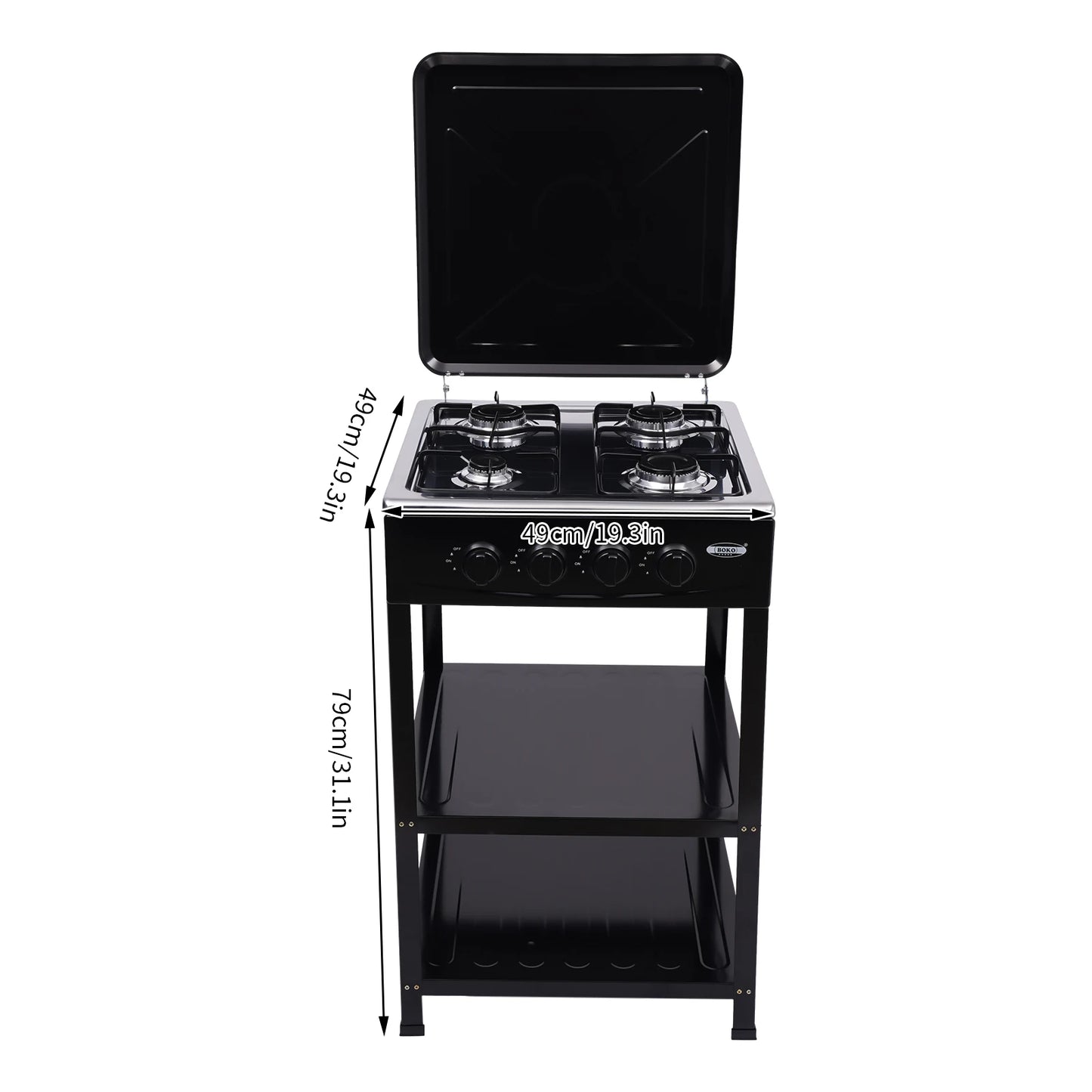 4 Burner Portable Gas Stove For Camping And Outdoor Cooking