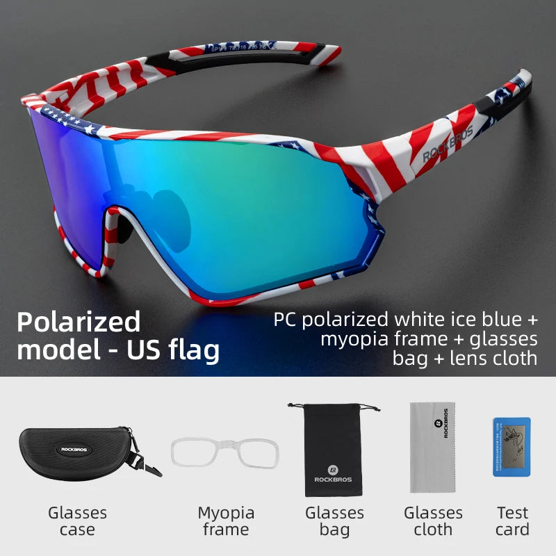 ROCKBROS Polarized UV400 Sports Sunglasses For Cycling
