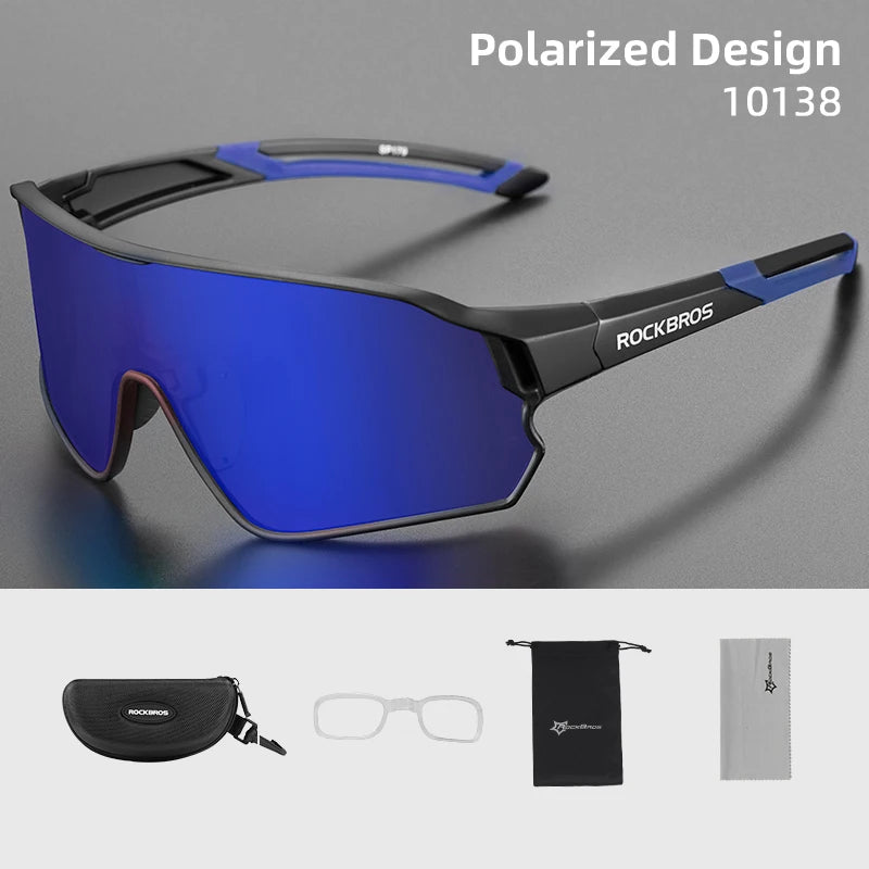 ROCKBROS Polarized UV400 Sports Sunglasses For Cycling