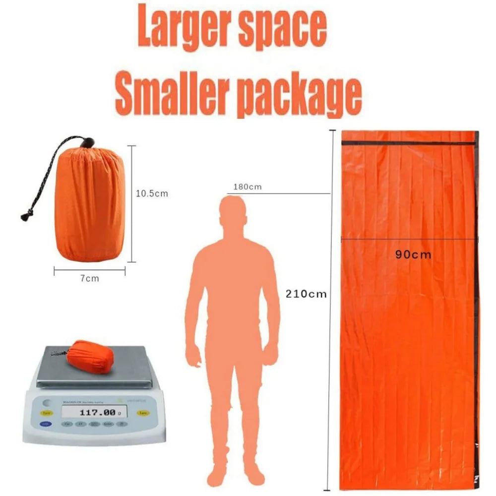 Choice Outdoor Survival Sleeping Bag Mylar Thermal Blanket