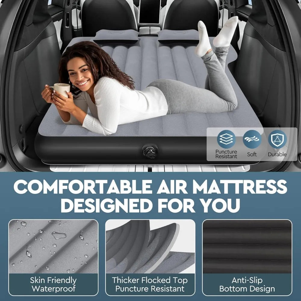 YTYIN Inflatable Camping Mattress With Built In Cup Holders