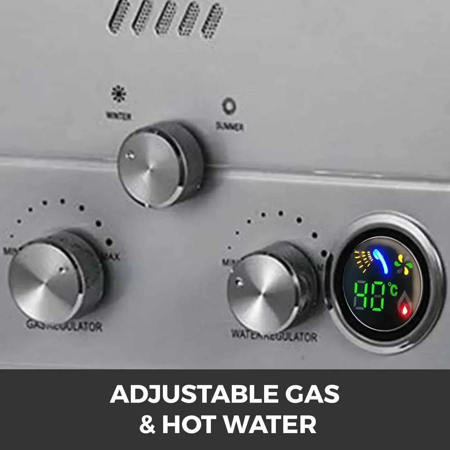 VEVOR Propane Gas Tankless Water Heater for Instant Heating