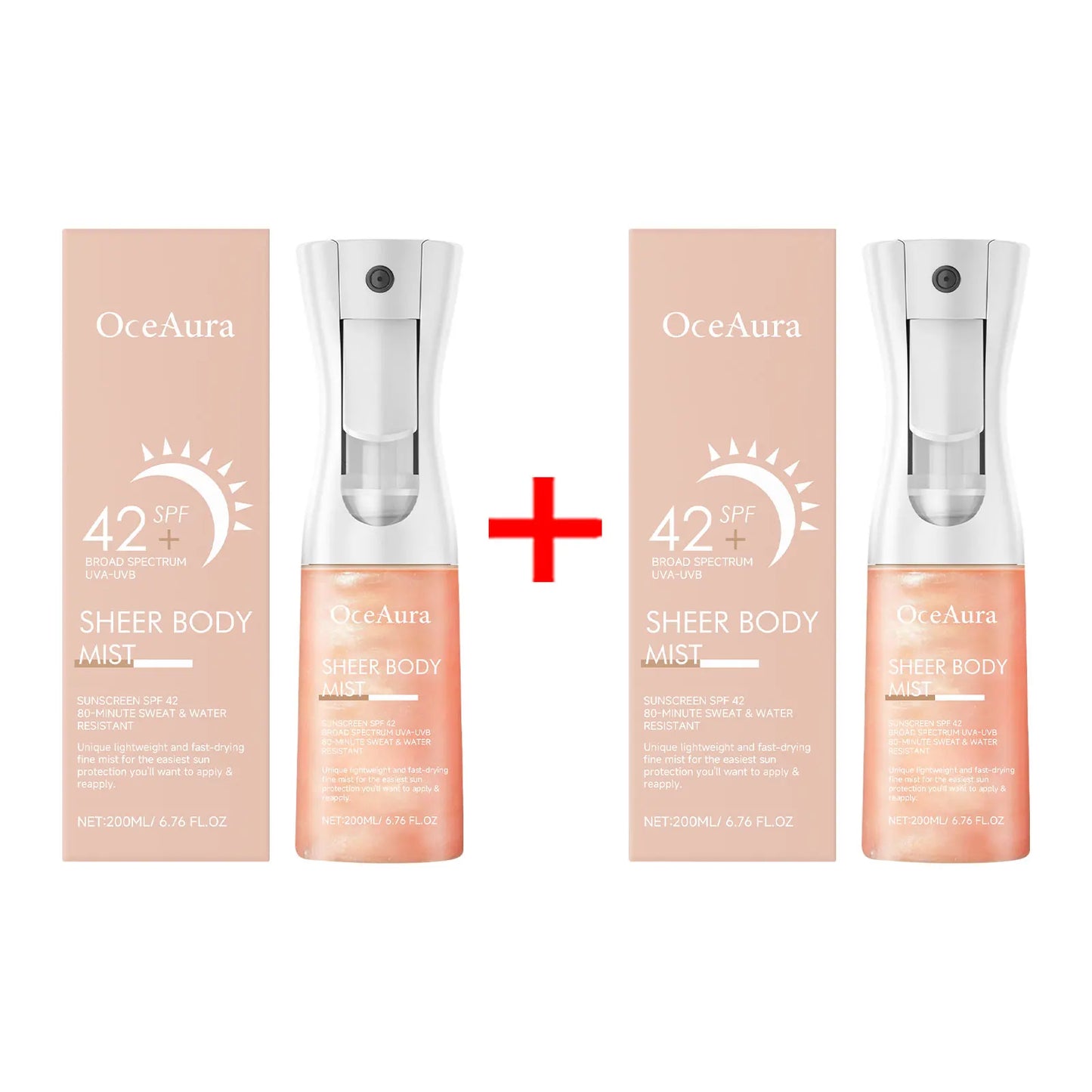 OceAura Facial Sunscreen Spray Moisturizing Absorption