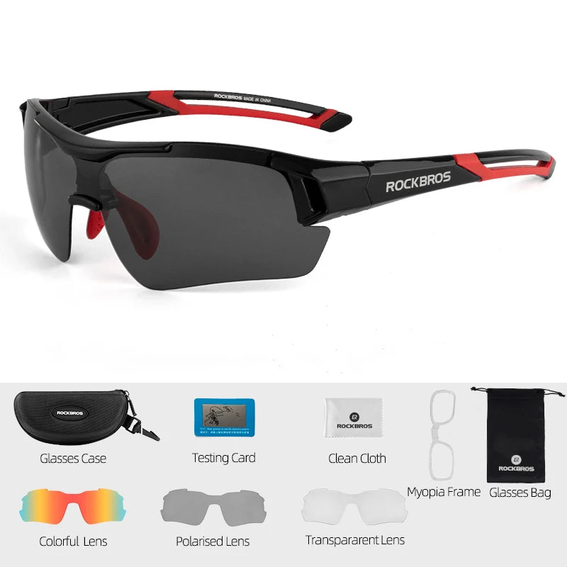 ROCKBROS Polarized Adjustable Cycling Sunglasses For Sport