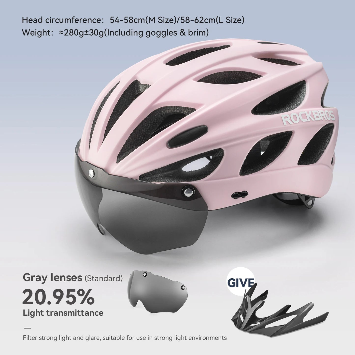 Rockbros Cycling Helmet Lightweight Head Protection