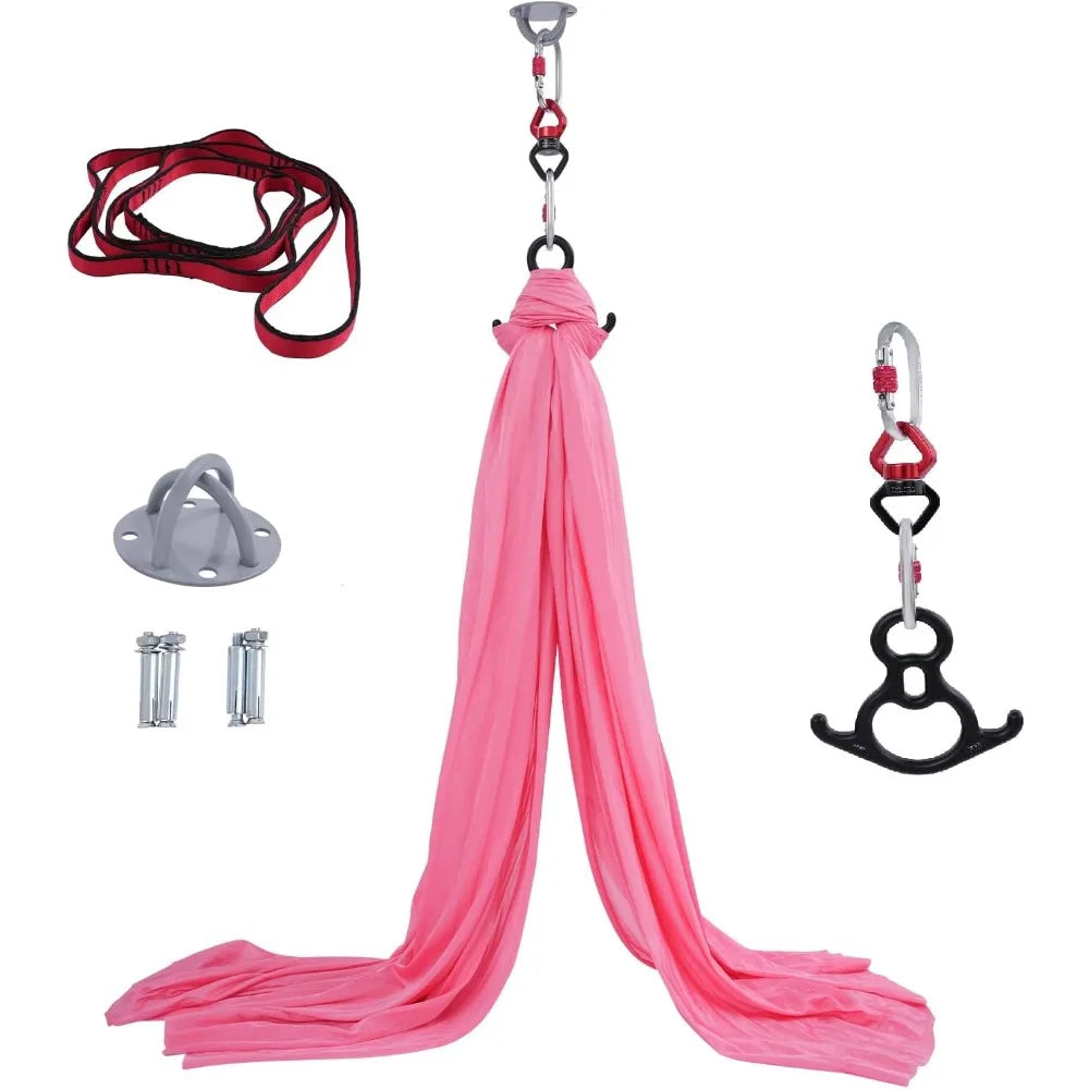 Hign Concerned Aerial Silks Yoga Swing Set For Home