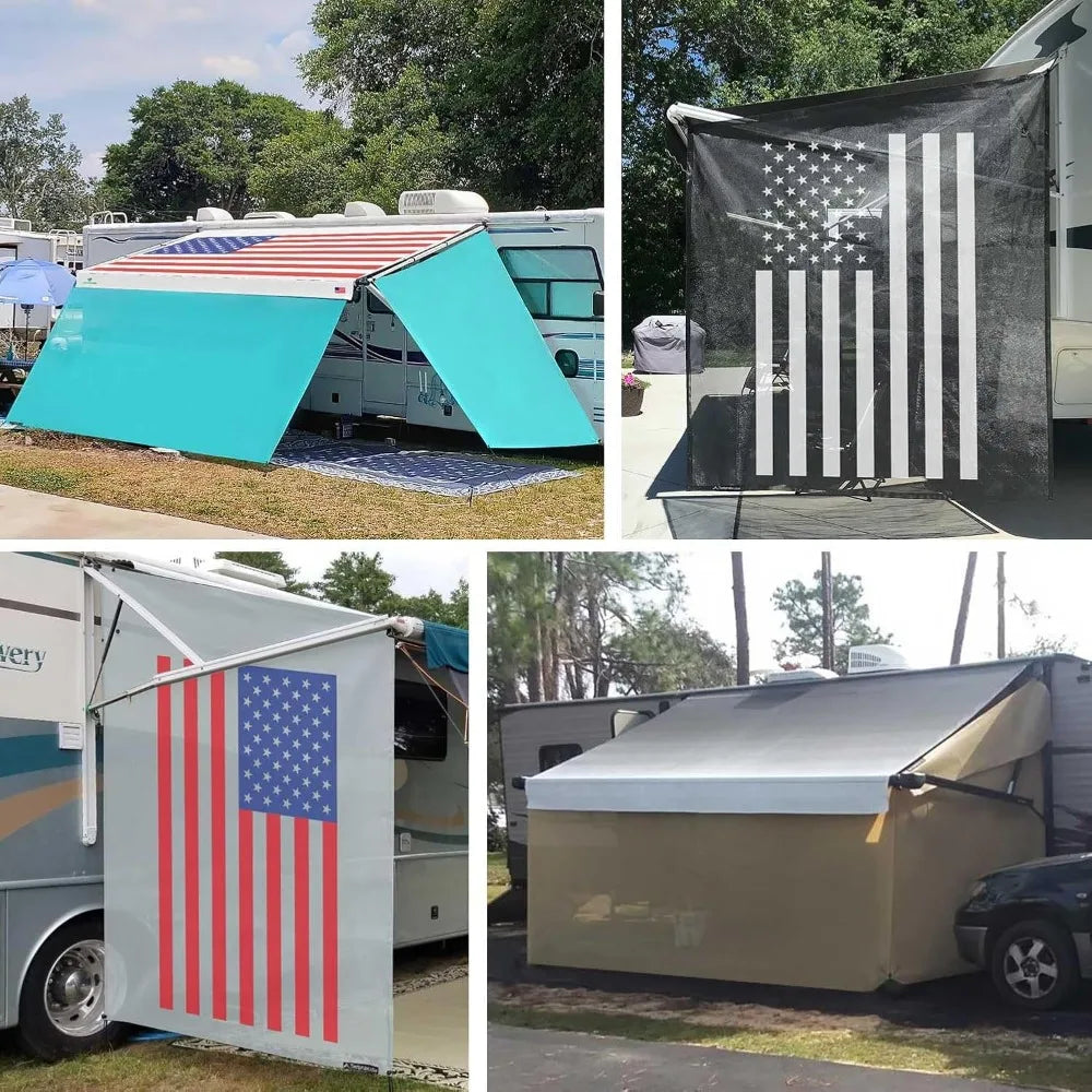 Hign Concerned RV Awning Side Shade Screen For Camping