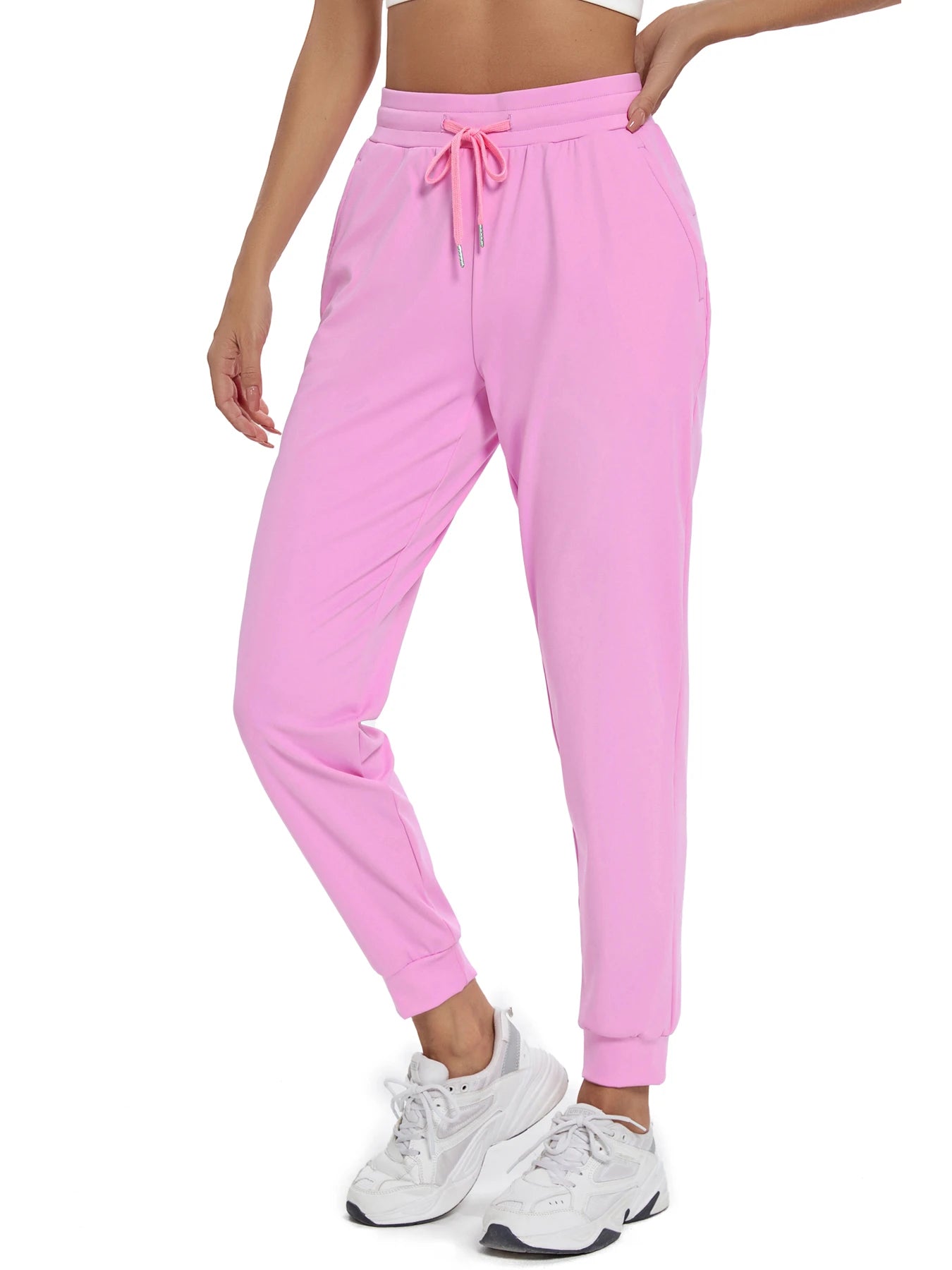 Fujian Womens High Waisted Joggers With Pockets For Yoga