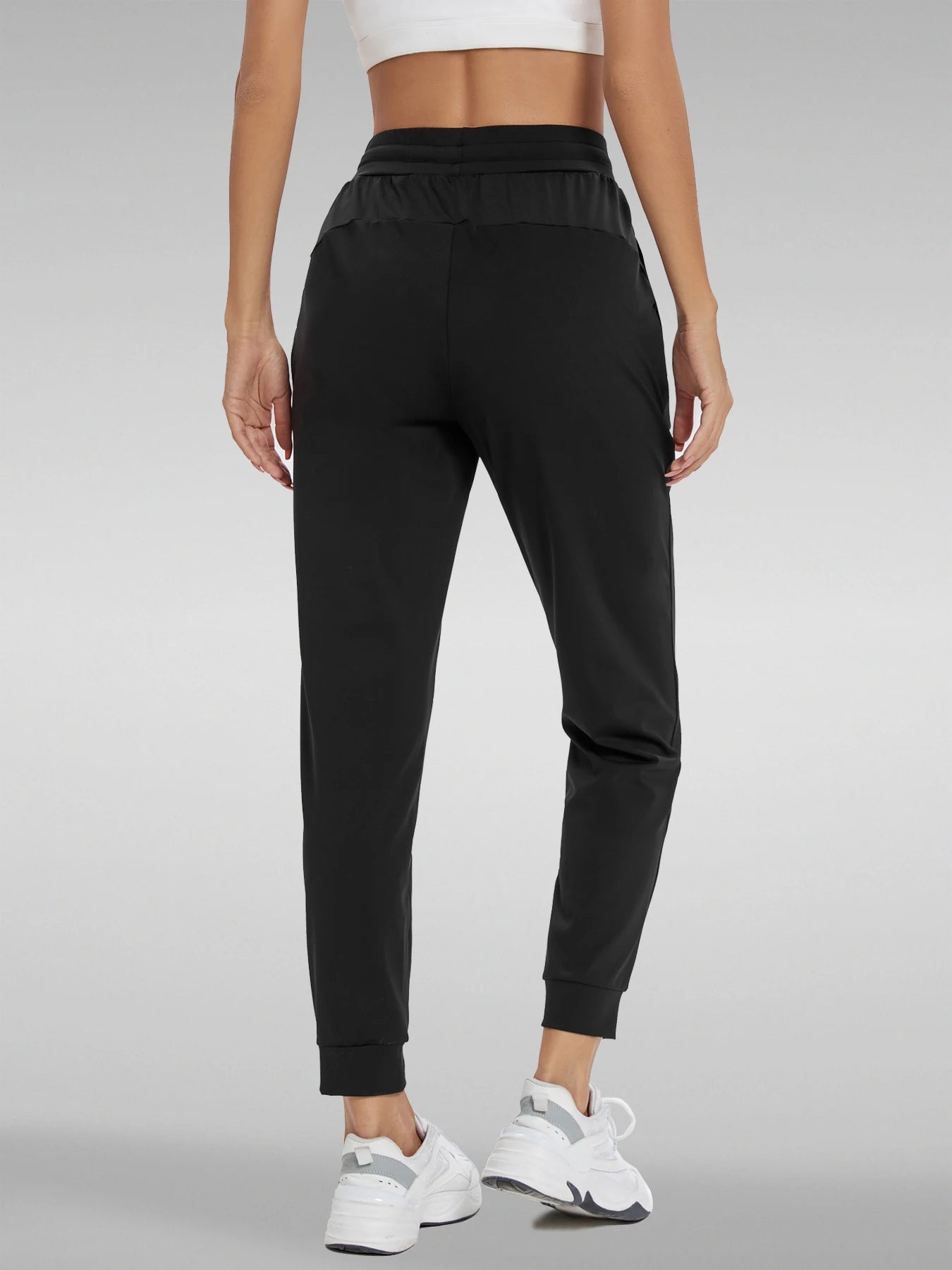 Fujian Womens High Waisted Joggers With Pockets For Yoga