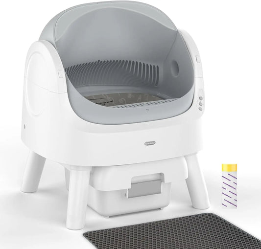 XMSJ Automatic Self Cleaning Cat Litter Box with Safety Design