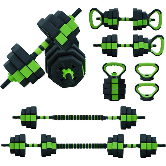 HiMISS Adjustable 4 in 1 Kettlebell Dumbbell Set Home
