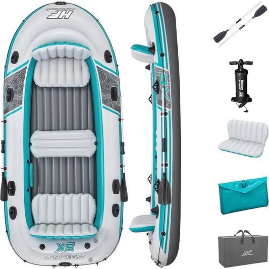 Bestway Hydro-Force Inflatable Raft Set for Family Fun