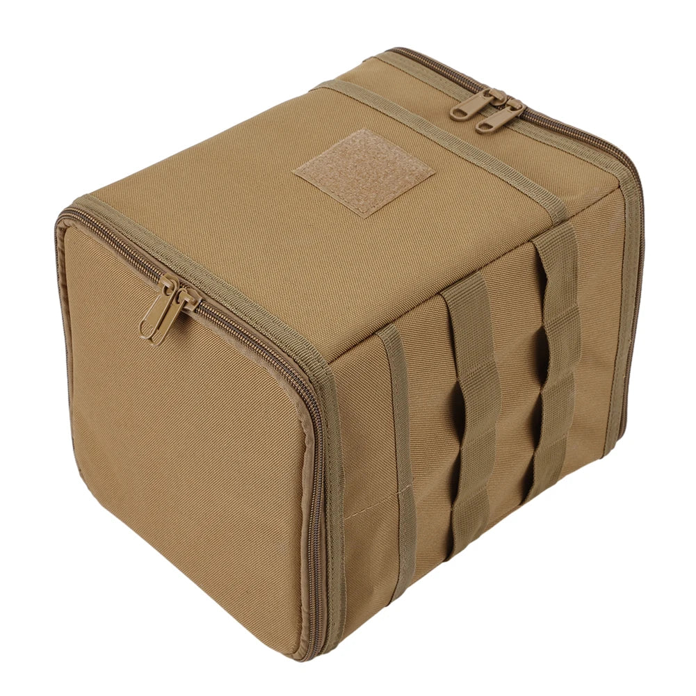 Camping Stove Storage Case Multipurpose Grill Storage Organizer Wear Resistant Large Capacity Outdoor Utensils Storage