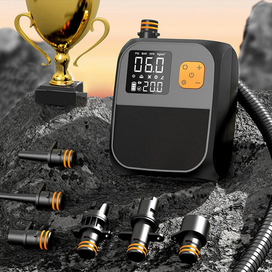Boat Kayak Accessories 25PSI High Pressure Portable Air Compressor Inflation Paddle Board Pump for Paddleboard Tent Mattress
