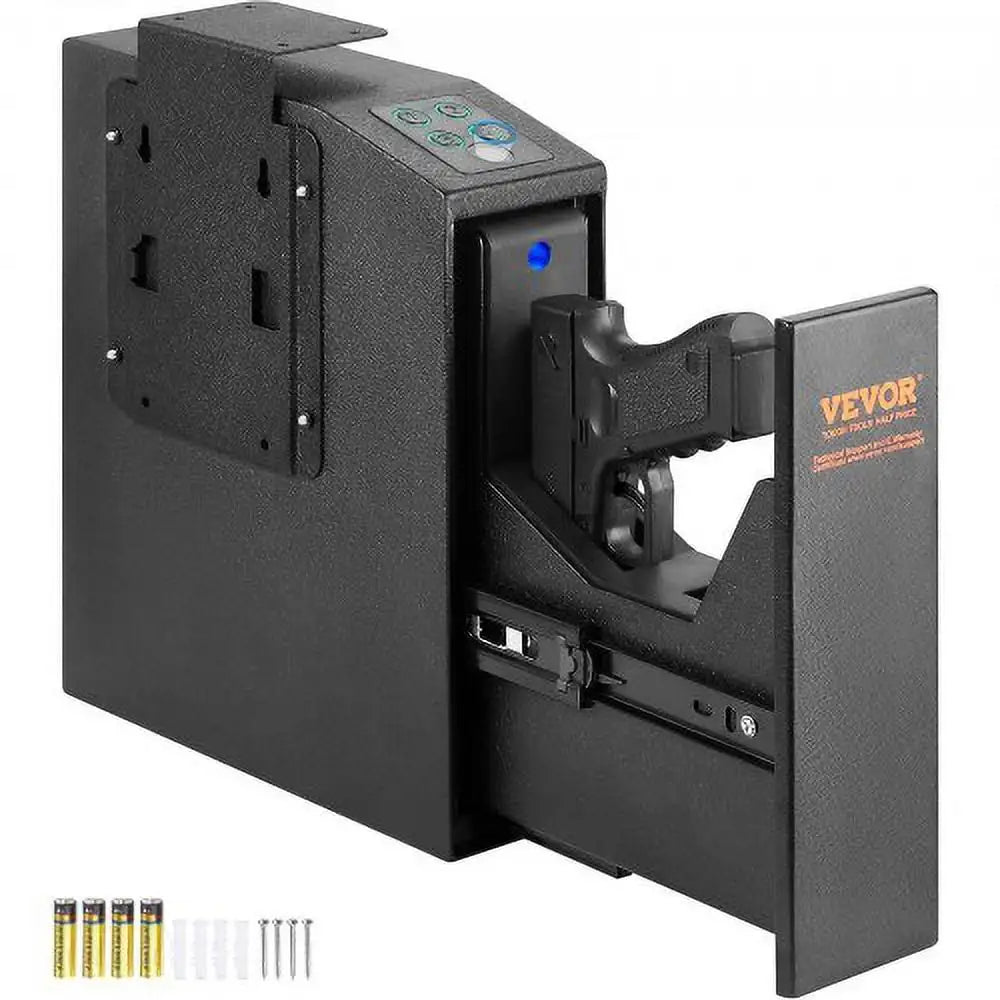 Biometric Mounted Gun Safe with Quick Access for Pistols