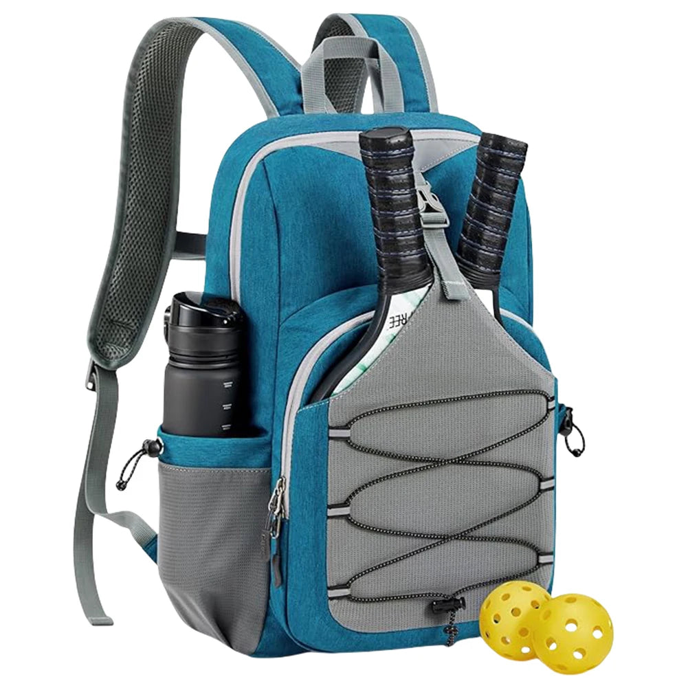 Pickleball Rackets Backpack Large Capacity Pickleball Paddle Bag Portable Racket Rucksack Hiking Sports Traveling Outings Bag