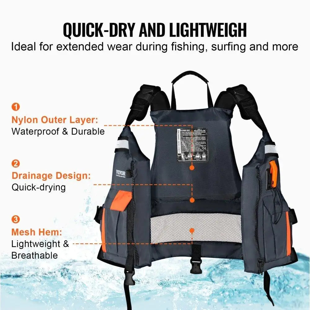 Watersports PFD 96N Buoyancy Life Vest Jacket for men Women