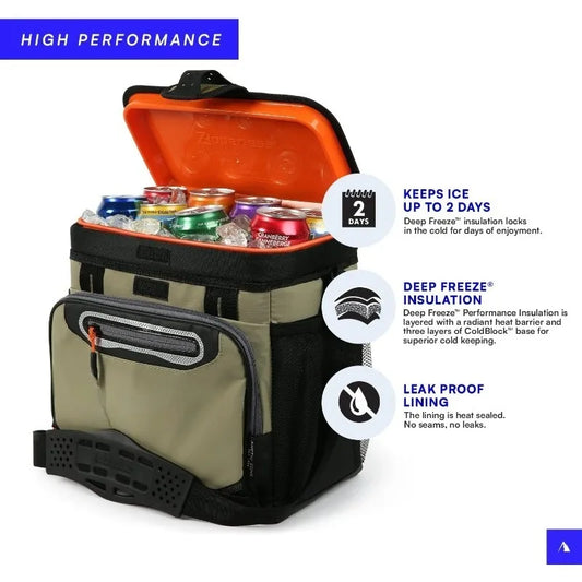 Arctic Zone Titan Deep Freeze Cooler - Zipperless Hardbody Cooler - Small & Large Capacity- Beach & Camping Cooler - Deep Freeze