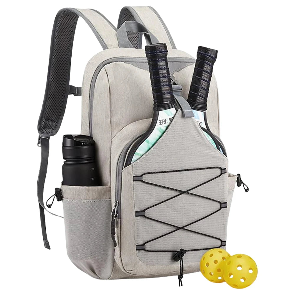 Pickleball Rackets Backpack Large Capacity Pickleball Paddle Bag Portable Racket Rucksack Hiking Sports Traveling Outings Bag