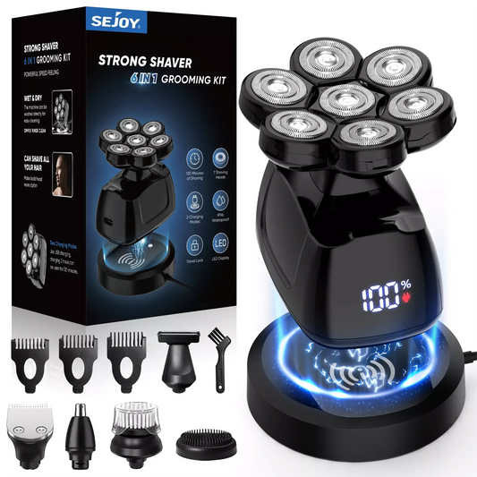 Outdoor Adventures Hub SEJOY Six In One Shaver For Men