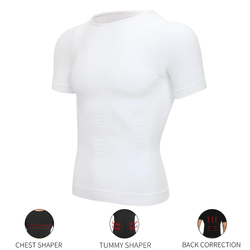 LALAMELON Mens Slimming Compression Shaper Tank Undershirt