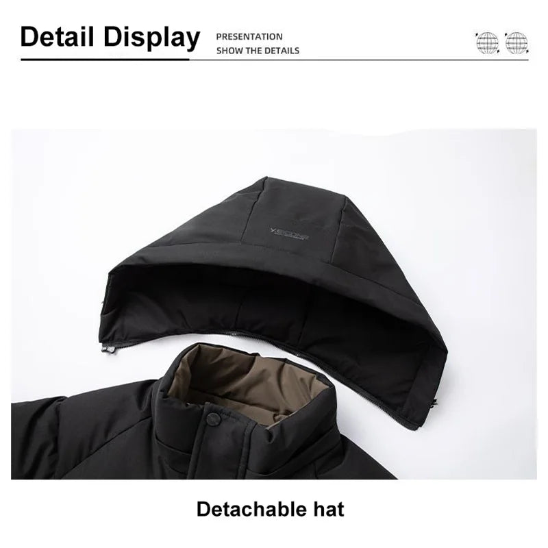 CN Ningxia Fujian Graphene Warm Windproof Jacket For Men