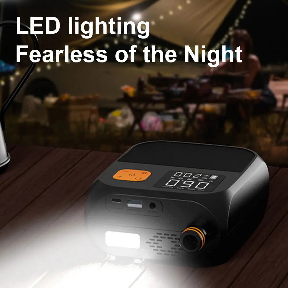 Boat Kayak Accessories 25PSI High Pressure Portable Air Compressor Inflation Paddle Board Pump for Paddleboard Tent Mattress