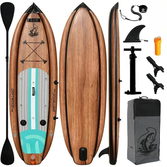 Hot Sale.Inflatable Stand Up Paddle Board 11'x33''x6''W Premium SUP Accessories,Backpack,Wide Stance,Surf Control, Non-Slip Deck