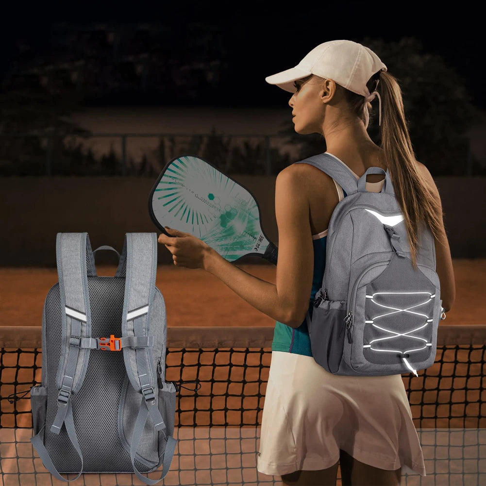 Pickleball Rackets Backpack Large Capacity Pickleball Paddle Bag Portable Racket Rucksack Hiking Sports Traveling Outings Bag