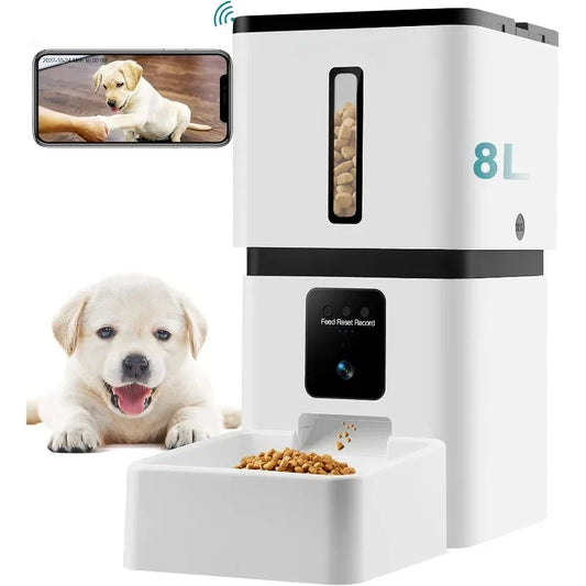 Smart Automatic Dog Feeder with Camera and Motion Detection