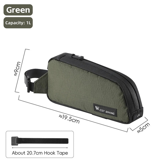West Biking Ultralight Bike Bag Top Tube Triangle Pannier