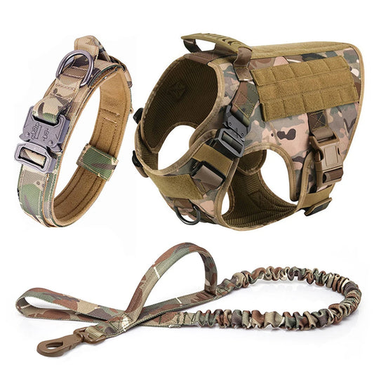 Petravel Tactical Dog Harness Vest Military Training