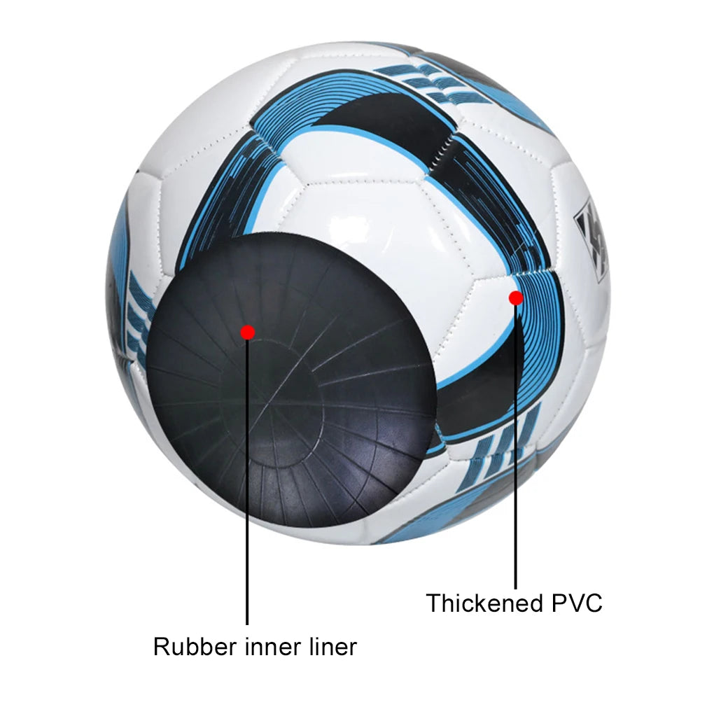 Hign-concerned Thickened PVC Leather Football For Kids And Youth Training