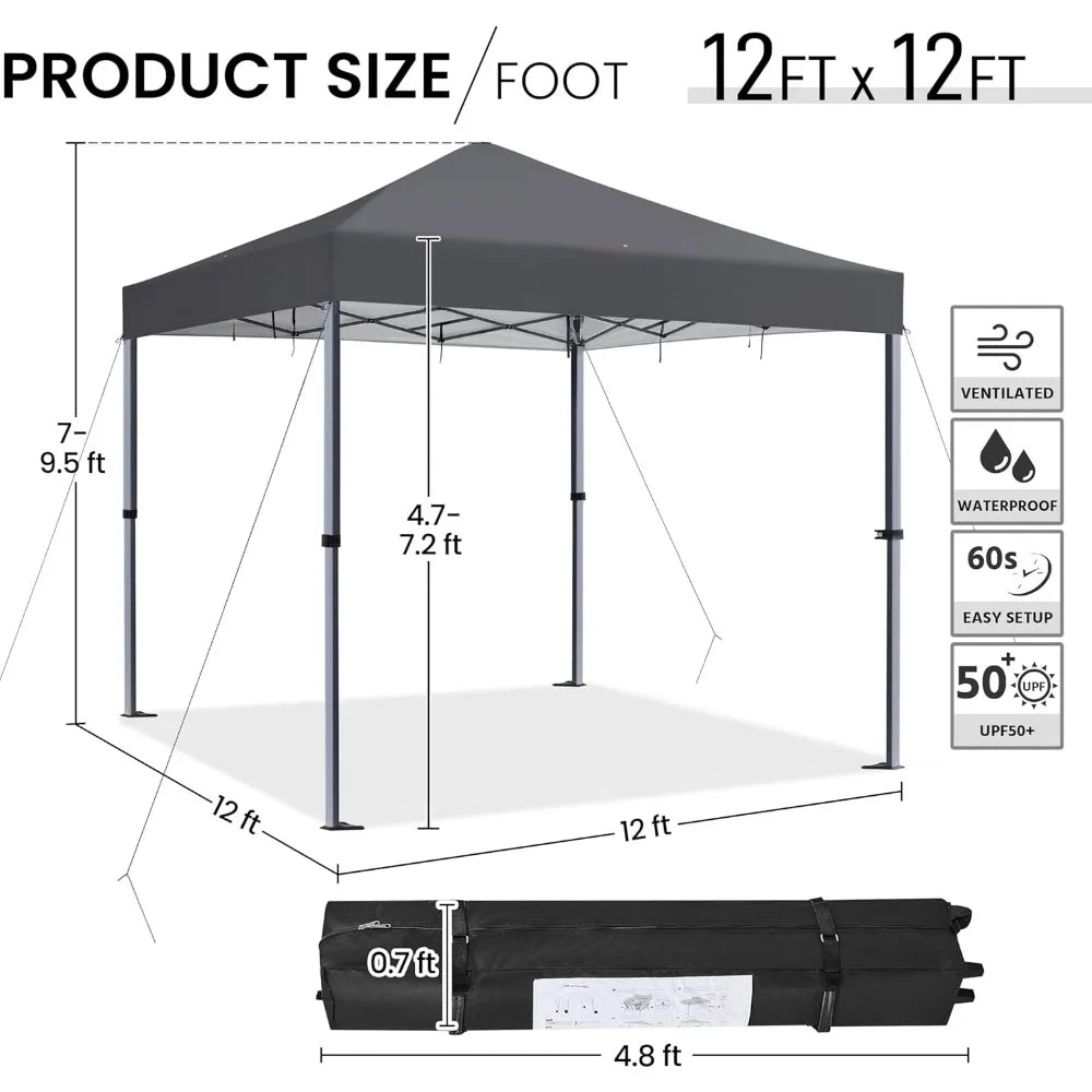 Portable Pop Up Canopy Tent for Easy Outdoor Setup