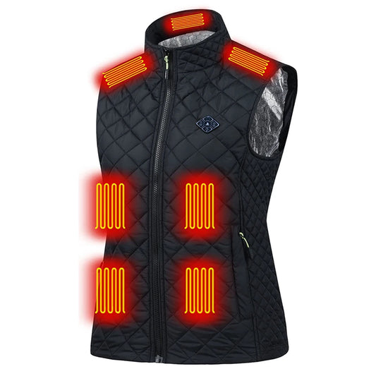 Heated Vest Electric 21 Heating Zones USB Heated Vest Outdoor Running Jacket Sportswear WinterWindproof Washable Vest Women Men