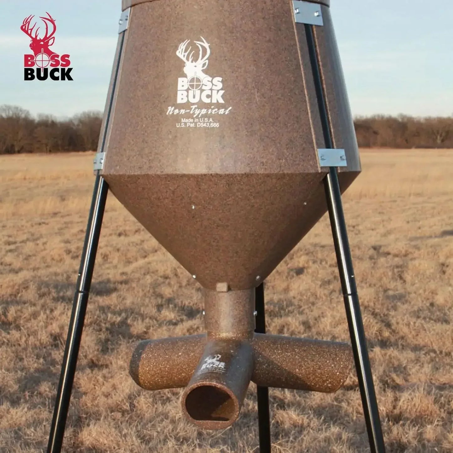 Durable Deer Feeder Gravity Feed System for Hunting Adventures