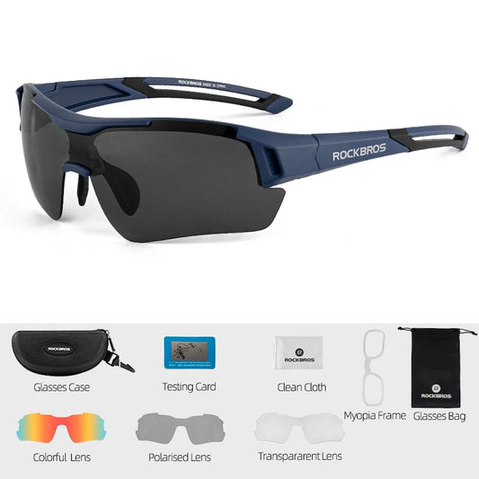 ROCKBROS Polarized Adjustable Cycling Sunglasses For Sport