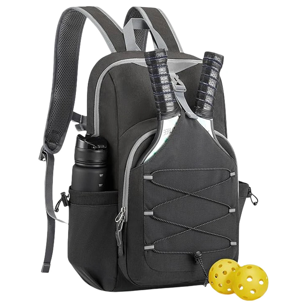 Pickleball Rackets Backpack Large Capacity Pickleball Paddle Bag Portable Racket Rucksack Hiking Sports Traveling Outings Bag