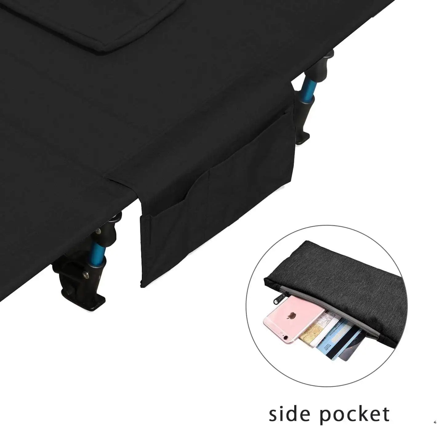 Camping Cot for Adults Lightweight Portable Camping Bed Compact Folding Cot with Breathable Waterproof Bed Surface,Perfect