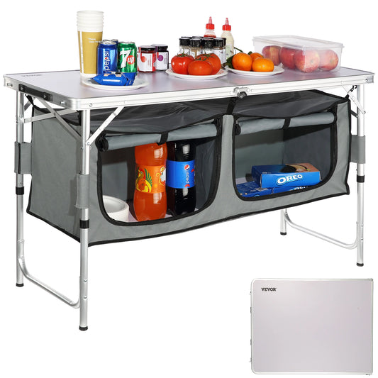 Outdoor Adventures Hub SucceBuy Camping Kitchen Table