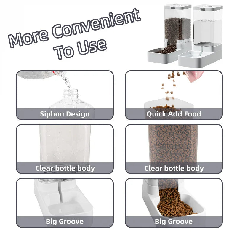 Hign Concerned Pet Automatic Gravity Food Feeder Dispenser